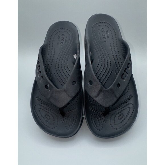 Crocs Sandals Women’s Baya Platform Flip Flop Iconic Comfort Size 7W Classic - Picture 1 of 4